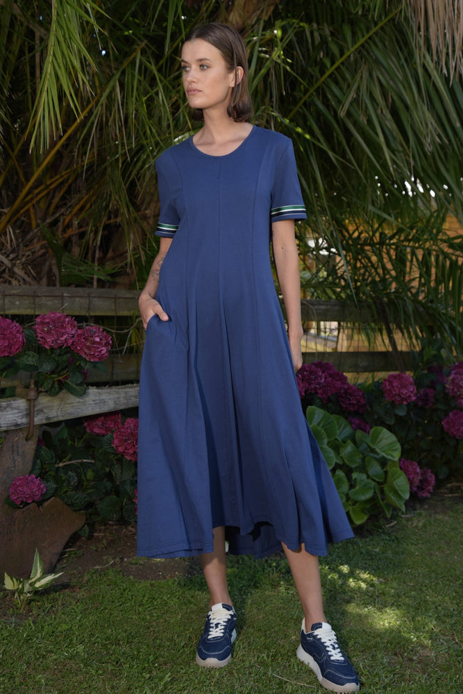 Curate - Dare To Flare Dress // Navy