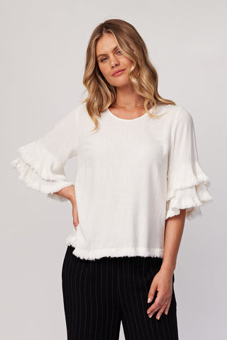 Lemon Tree - Lovella Top // Cream