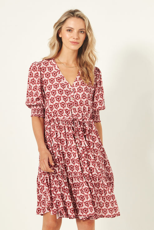 Lemon Tree - Mila Dress // Magenta