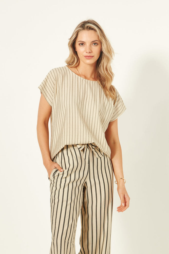 Lemon Tree - Melani Top // Sand