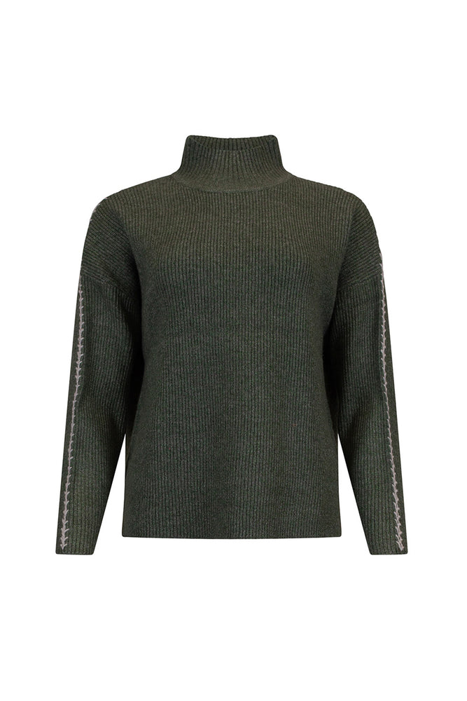 Madly Sweetly - Navigator Sweater // Grass // Vanilla