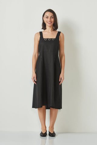 Verge - Vivian Dress // Black // Lagoon