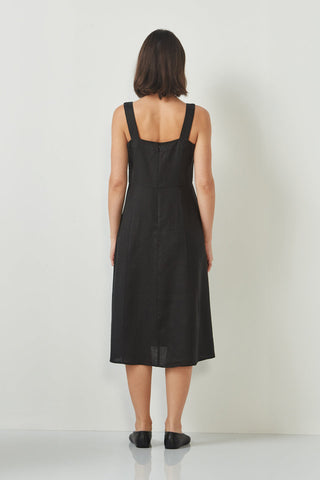 Verge - Vivian Dress // Black // Lagoon